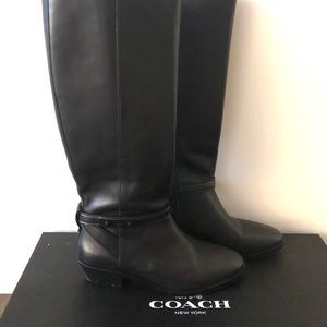 COACH ‘Caroline’ Tall leather boots